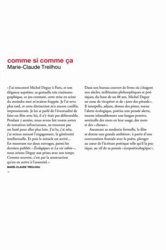Movie poster for Comme si, comme ça (2019)
