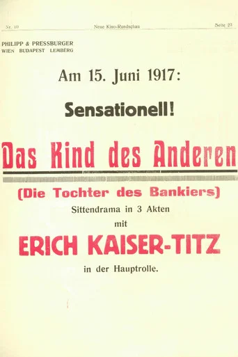 Movie poster for Das Kind des Anderen (1916)