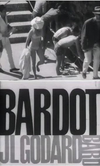 Bardot et Godard poster