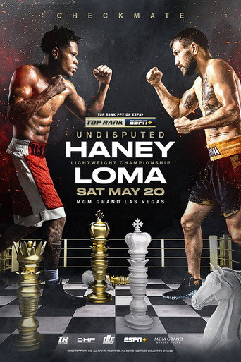 Movie poster for Devin Haney vs. Vasyl Lomachenko (2023)