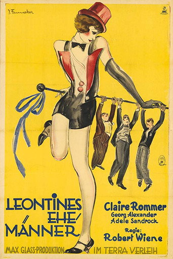 Movie poster for Leontines Ehemänner (1928)