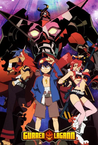 Series poster for Gurren Lagann (2007)