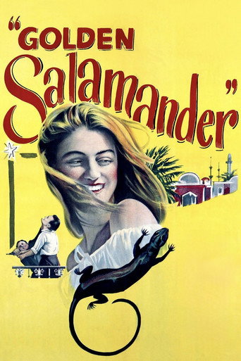 Movie poster for Golden Salamander (1950)