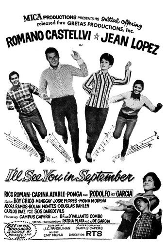 Movie poster for I'll See You in September (1967)