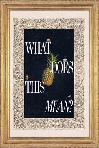 Movie poster for What Does This Mean? (2026)