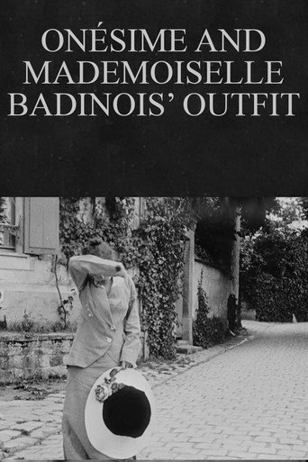 Movie poster for Onésime and Mademoiselle Badinois’ Outfit (1912)