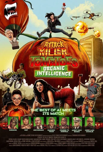 Movie poster for Attack of the Killer Tomatoes: Organic Intelligence (2026)