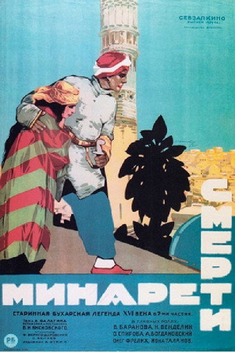 Movie poster for The Minaret of Death (1924)