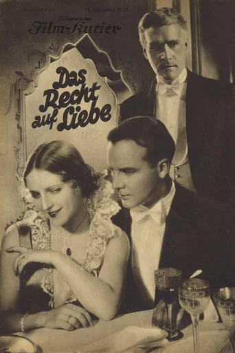 Movie poster for The Right to Love (1930)