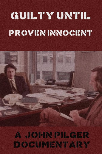 Movie poster for Guilty Until Proven Innocent (1974)