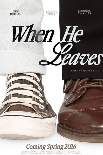 Movie poster for When He Leaves (2026)