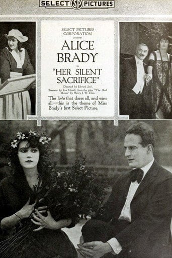 Movie poster for Her Silent Sacrifice (1917)