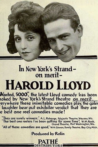 Movie poster for Wanted - $5,000 (1919)