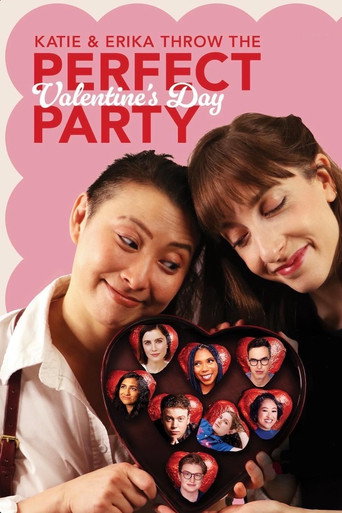 Movie poster for Katie and Erika Throw The Perfect (Valentine’s Day) Party (2025)