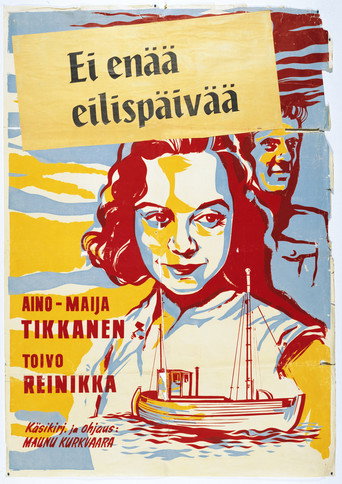 Movie poster for Ei enää eilispäivää (1957)