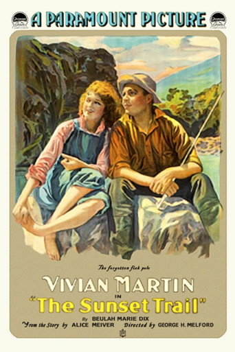 Movie poster for The Sunset Trail (1917)