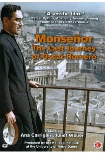 Movie poster for Monseñor: The Last Journey of Óscar Romero (2012)