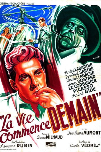 Movie poster for Life Begins Tomorrow (1950)