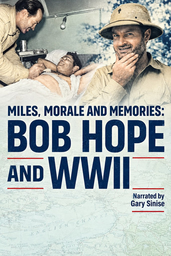 Movie poster for Miles, Morale and Memories: Bob Hope and WWII (2025)