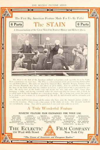 Movie poster for The Stain (1914)