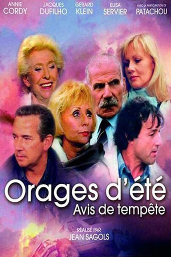 Orages d'été, avis de tempête poster