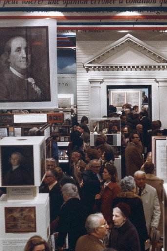 Movie poster for The World of Franklin and Jefferson: The Opening Of An Exhibition (1976)