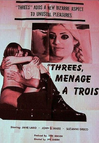 Movie poster for Threes, Menage a Trois (1968)
