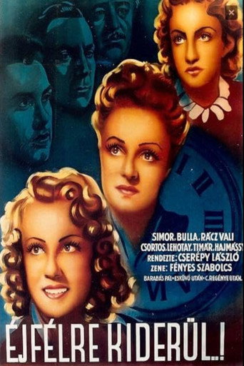 Movie poster for Éjfélre kiderül (1942)