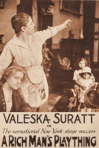 Movie poster for A Rich Man's Plaything (1917)
