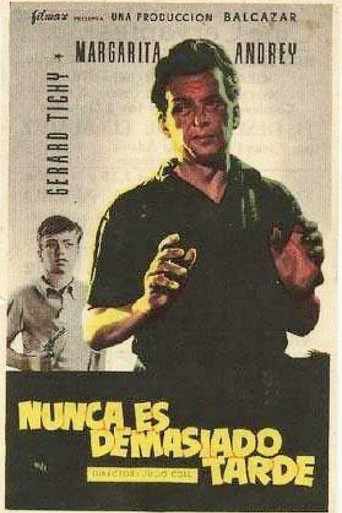 Movie poster for Nunca es demasiado tarde (1956)