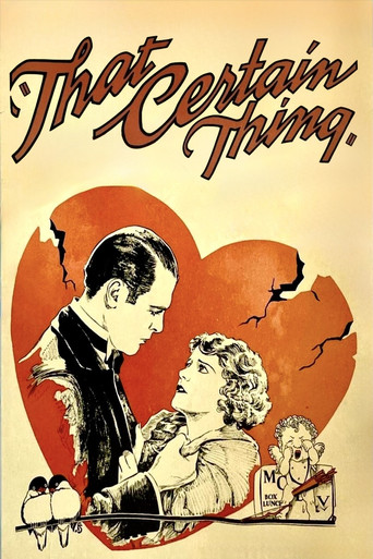 That Certain Thing poster