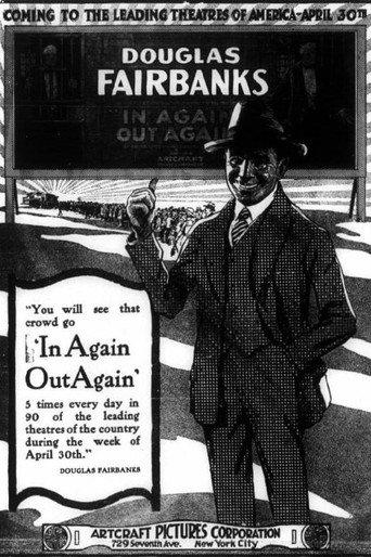 Movie poster for In Again, Out Again (1917)