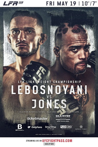 Movie poster for LFA 158: Jones vs. Lebosnoyani (2023)