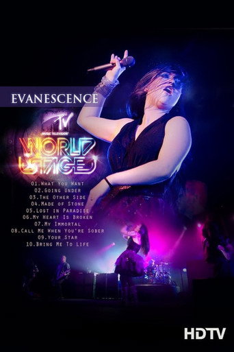 Movie poster for Evanescence: MTV World Stage (2012)