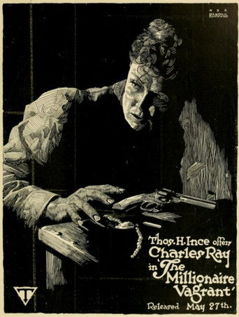 Movie poster for The Millionaire Vagrant (1917)
