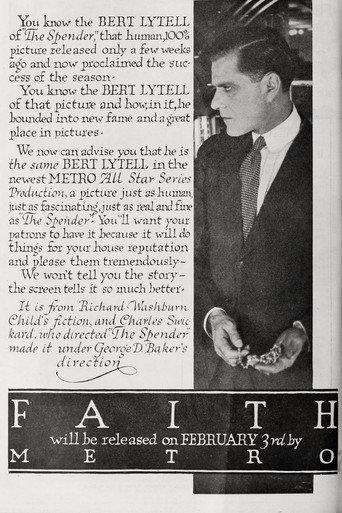 Movie poster for Faith (1919)