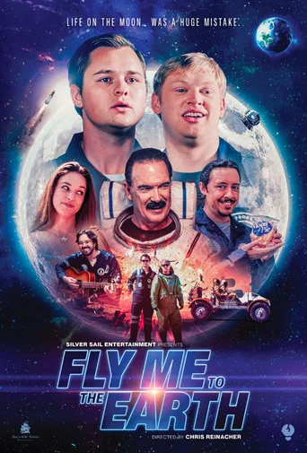 Movie poster for fly me to the earth (2025)