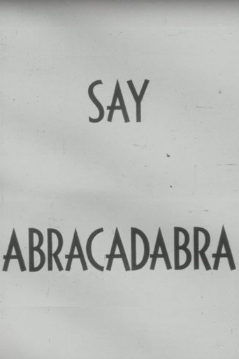 Movie poster for Say Abracadabra (1952)