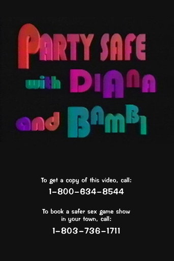 Movie poster for Party Safe with DiAna and Bambi (1992)