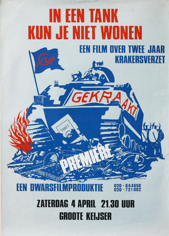 Movie poster for In een tank kun je niet wonen