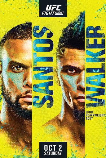 Movie poster for UFC Fight Night 193: Santos vs. Walker (2021)