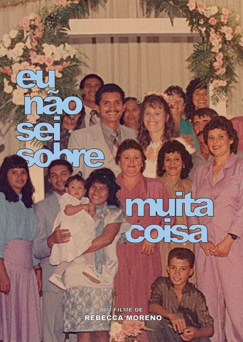 Movie poster for Eu não sei sobre muita coisa (2026)