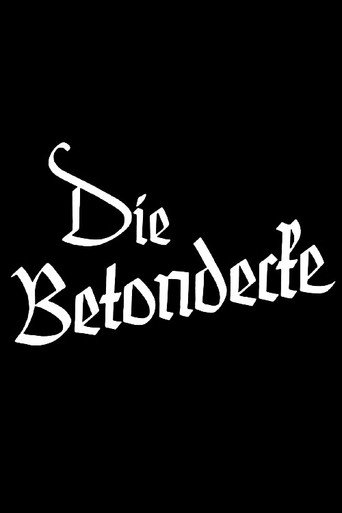 Movie poster for Die Betondecke (1937)