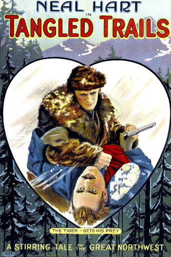 Movie poster for Tangled Trails (1921)
