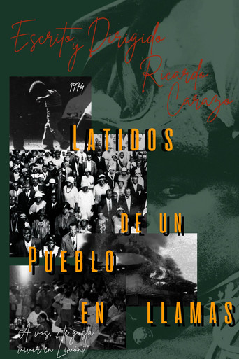 Movie poster for Latidos de un Pueblo en Llamas (2025)