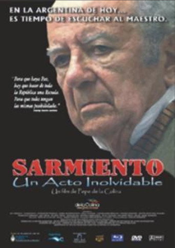 Movie poster for Sarmiento: un acto inolvidable (2010)