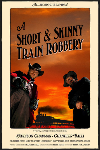 Movie poster for A Short and Skinny Train Robbery