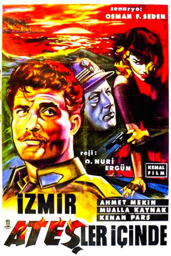 Movie poster for İzmir Ateşler İçinde (1959)