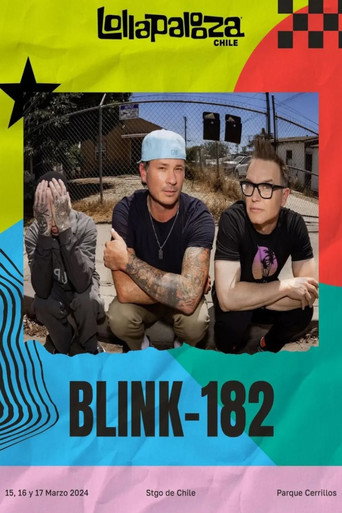 Blink-182 - Lollapalooza 2024 poster