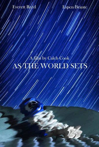 Movie poster for As the World Sets (2023)